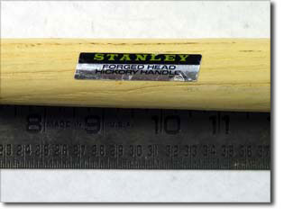 Stanley 16 oz Tinner's Riveting Hammer